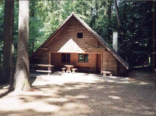 Waldhütte in Ormalingen
