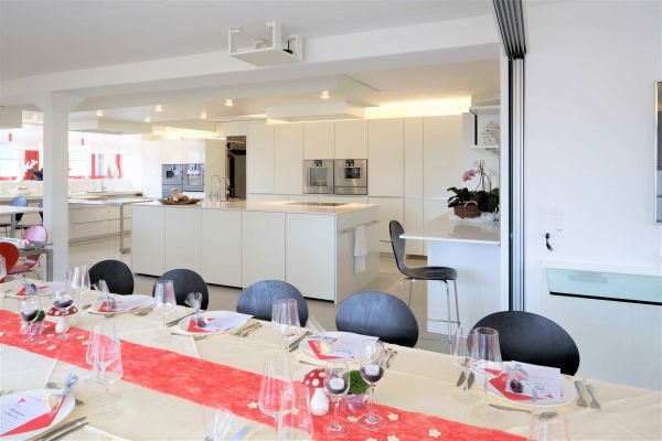 Moderner Eventraum in altem Industriegebäude in Niederlenz