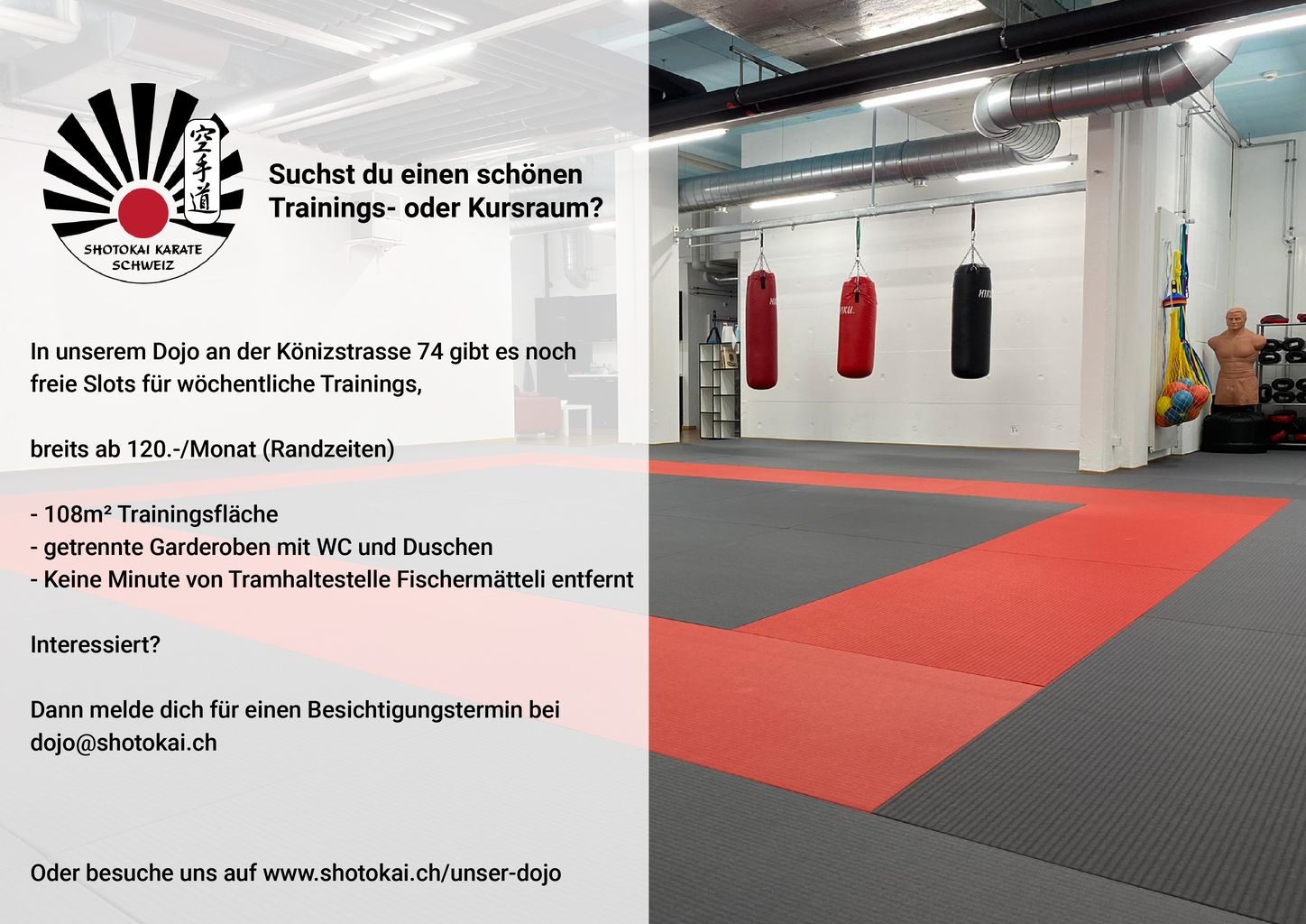 Trainingsraum im Fischermätteli, Bern, weiteres Bild