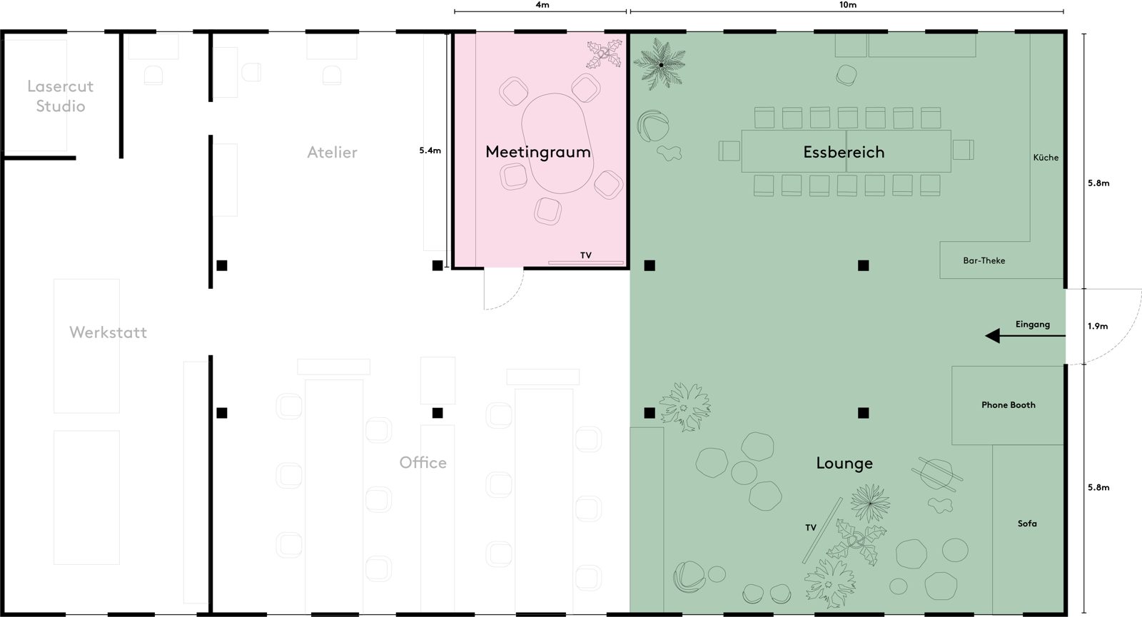 Workshop Location in Zürcher Designagentur, weiteres Bild
