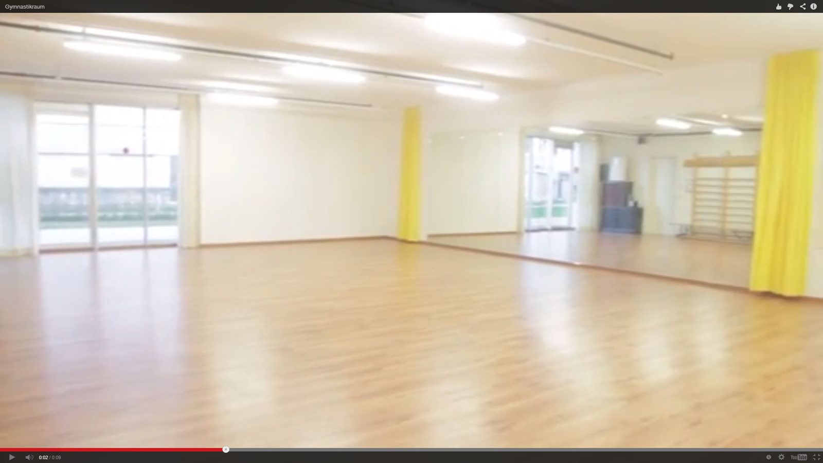 Gymnastikraum / Bewegungsraum / Turnhalle, weiteres Bild
