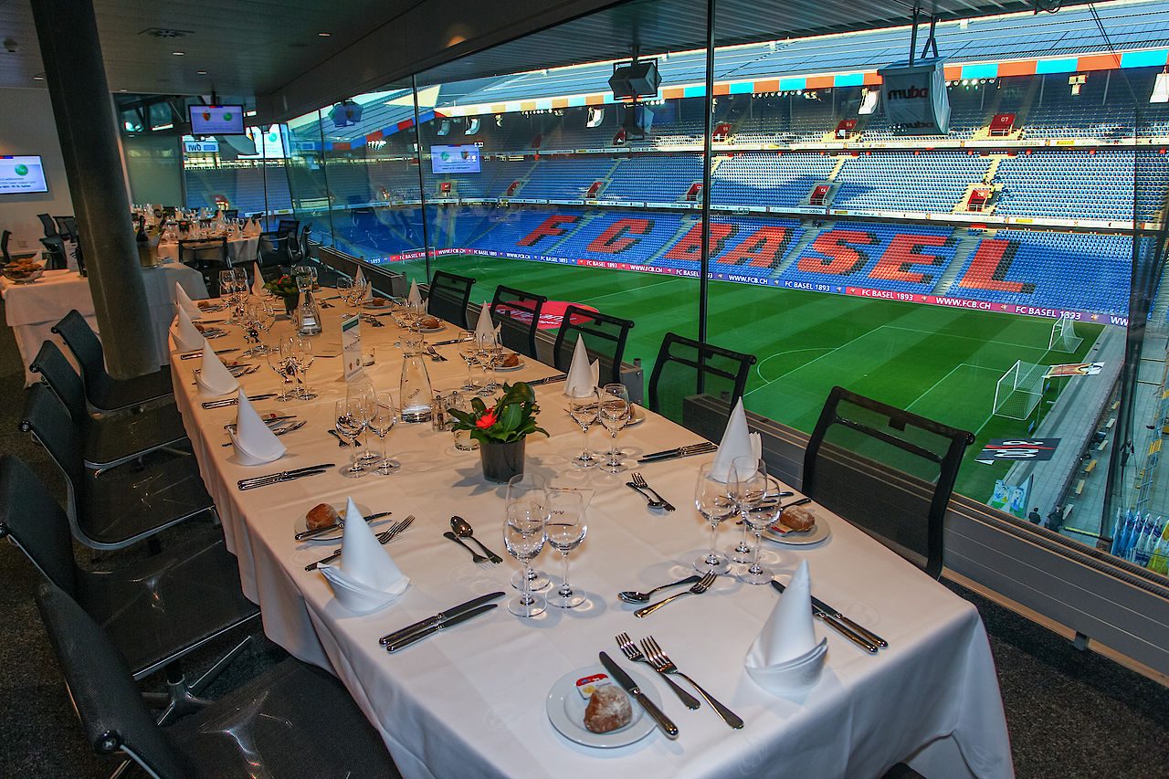 Premium Lounge im Stadion St. Jakob-Park, weiteres Bild