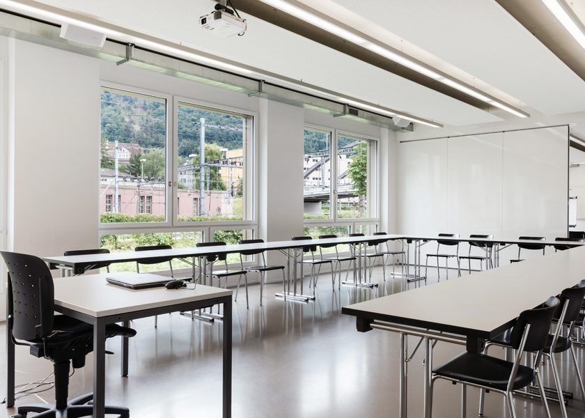 Klubschule Chur: Seminarräume / Ateliers / Küche / Bewegungsräume, weiteres Bild